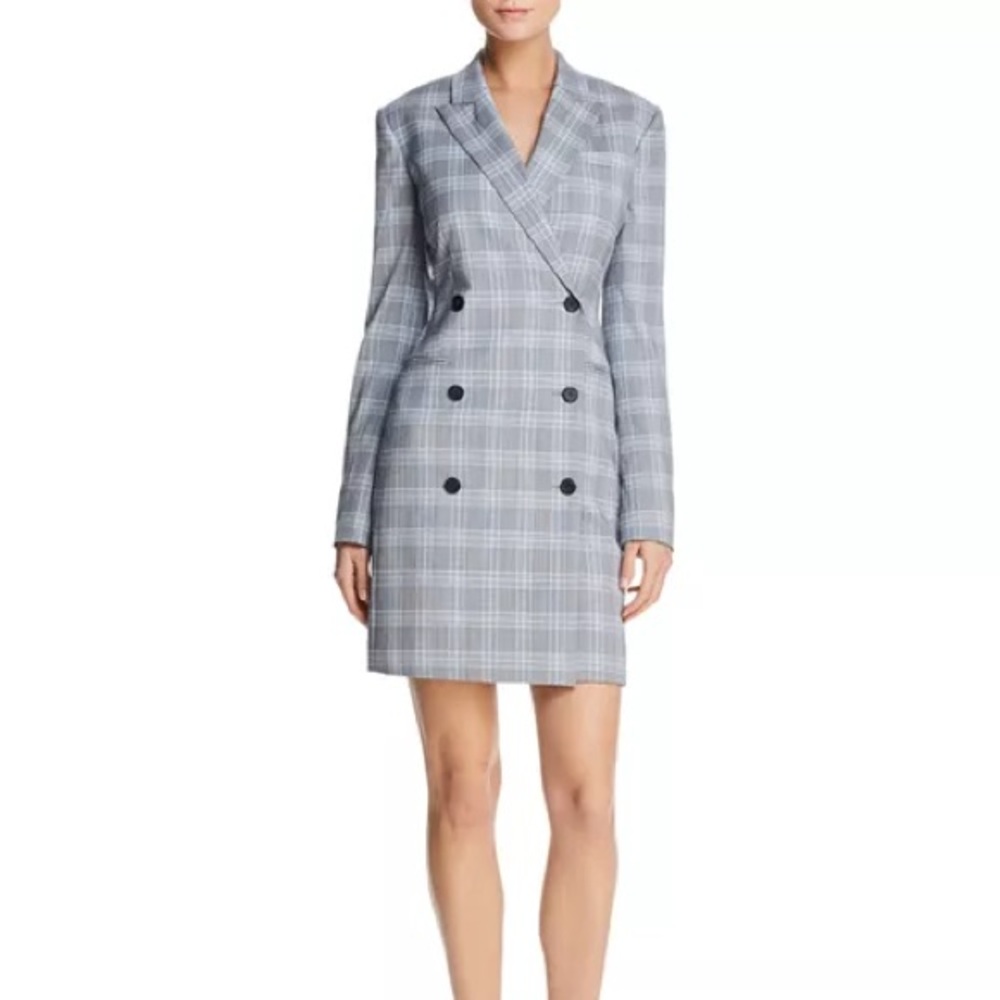 Theory Stretch-Wool Blazer Dress Size 2